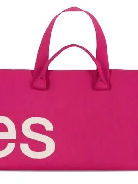 Curves Raspberry Tote Curves by Sean Brown | Bags | The Curves Tote By Sean Brown In ...